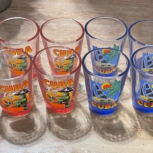 Cuba Themed Shot Glass Set
